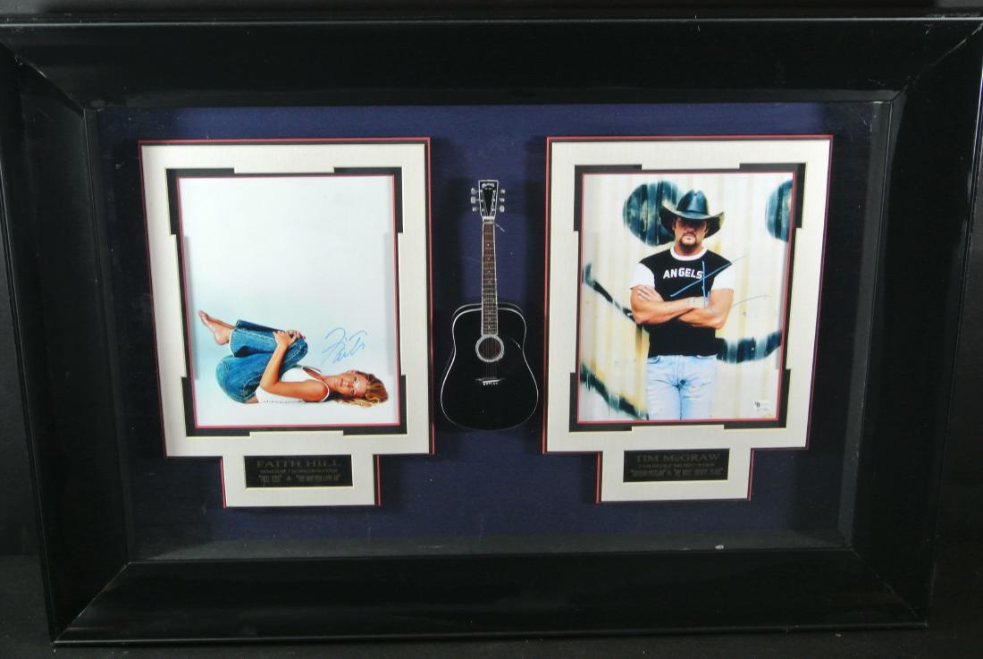 Framed Signed Faith Hill & Tim Mcgraw Photos (1 of 9)