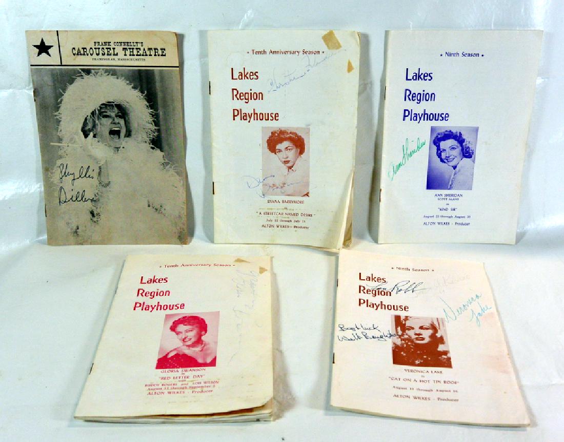(Lot of 5) Signed Playbills (1 of 8)