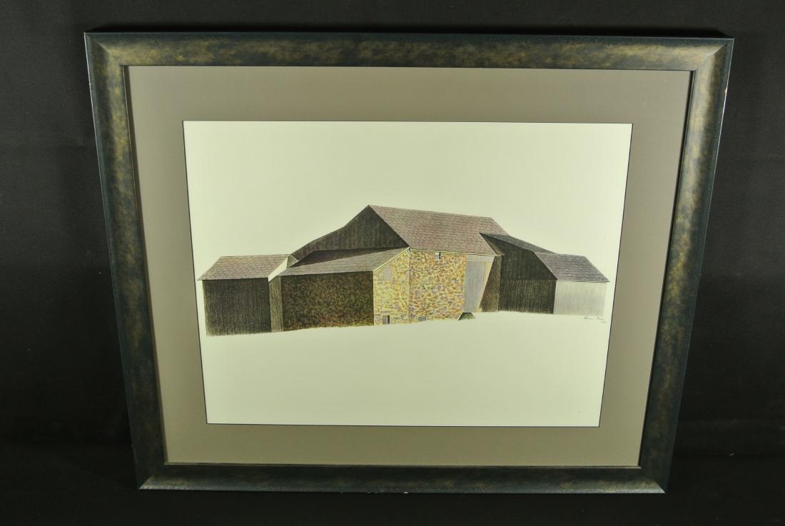 Framed 1923 Barn Print (1 of 3)