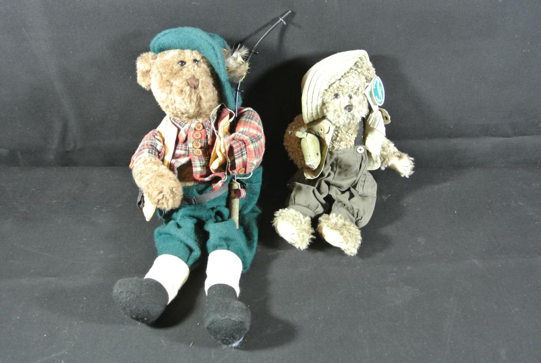 (Lot of 2) Collectible Stuffed Fly Fishing Bears (1 of 5)