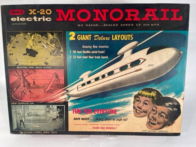 WHAM-O X-20 Electric MONORAIL HO Gauge Vintage No. 245 (1 of 18)