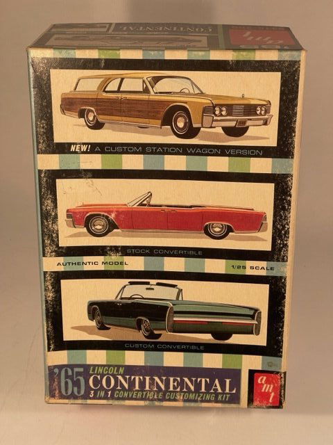 AMT 1965 Lincoln Continental Convertible Customizing Plastic Model Kit 1/25 6425-200 COMPLETE (1 of 6)
