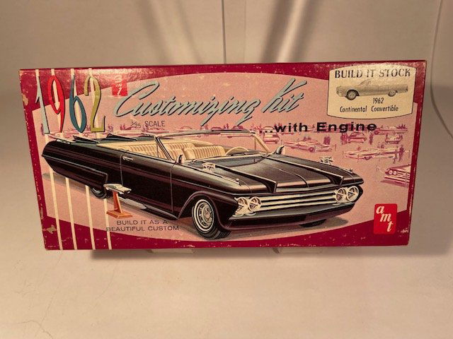 AMT 1962 LINCOLN CONTINENTAL 3 in 1 Model Kit 1/25 149 COMPLETE (1 of 9)