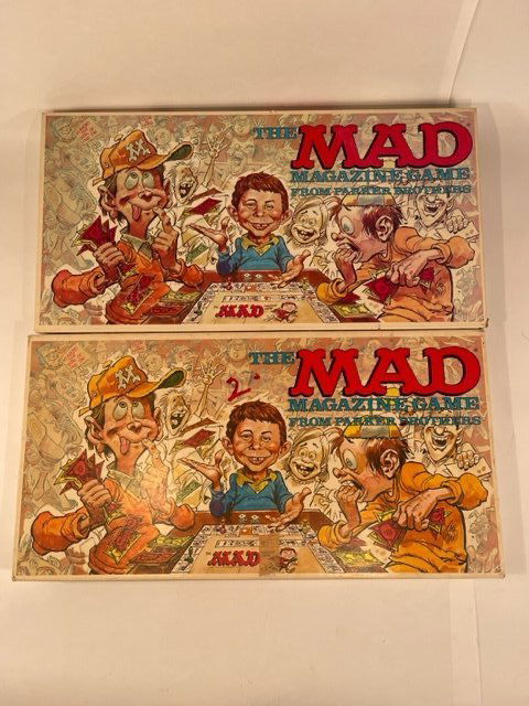 (2) PARKER BROS The MAD MAGAZINE Board Game No. 124 (1 of 5)
