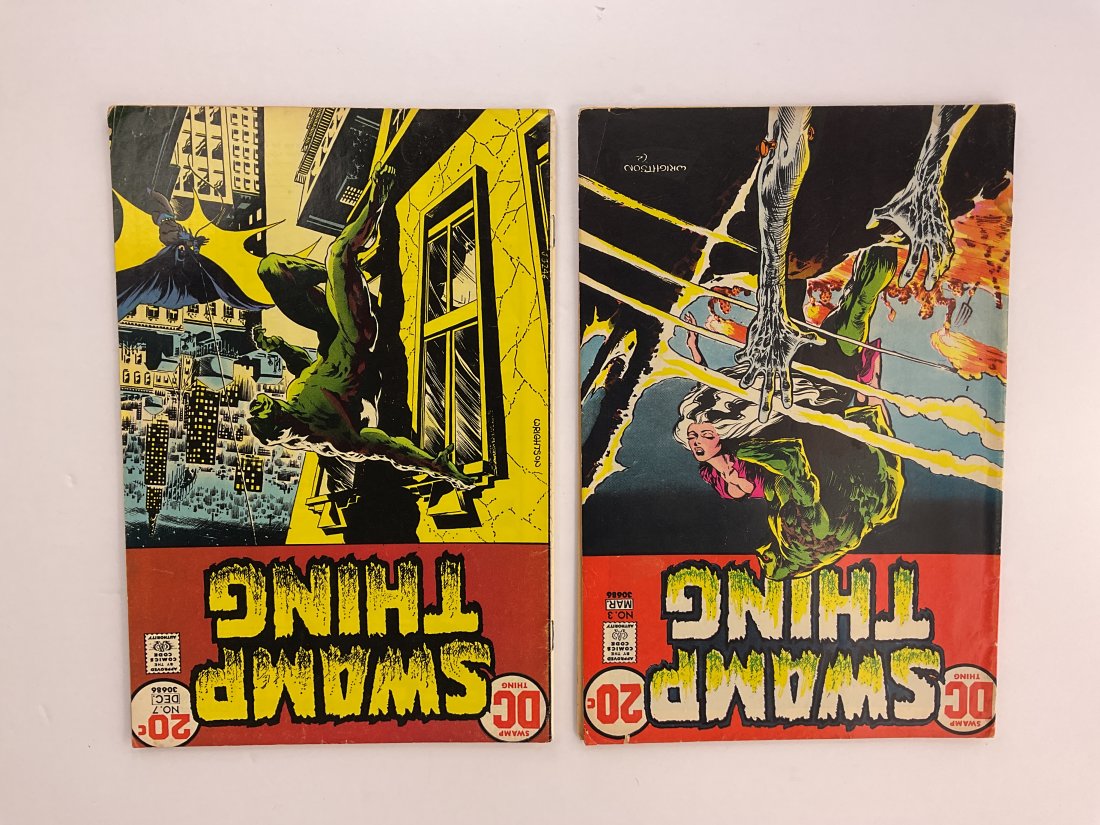 MARVEL COMICS Swamp Thing #3 1st appearance Patchwork Man and # 7 with BATMAN (1 of 14)