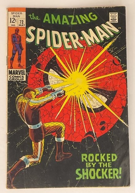 MARVEL COMICS #72 The Amazing Spiderman SHOCKER appearance (1 of 4)