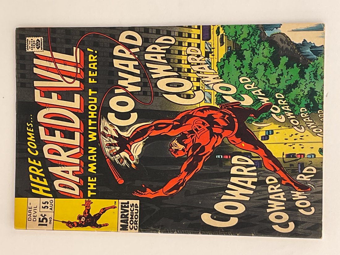 MARVEL COMICS DAREDEVIL #55 "Cry Coward" published 1969 (1 of 8)