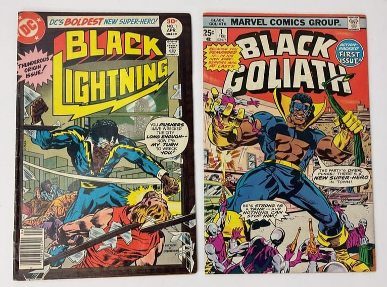 DC BLACK LIGHTNING #1 MARVEL BLACK GOLIATH #1 comics (1 of 12)