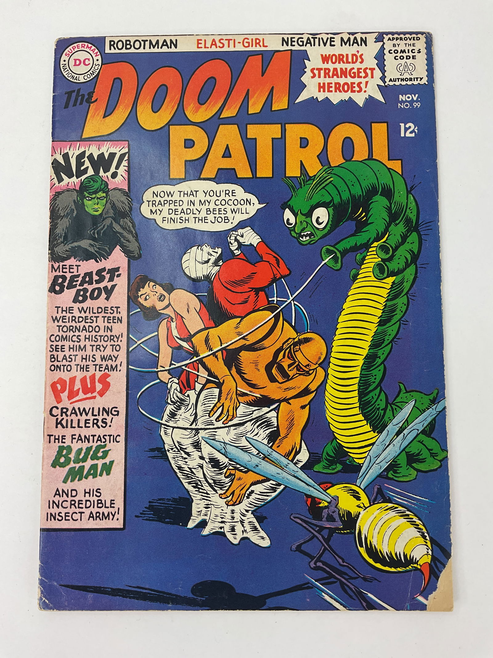 DC DOOM PATROL #99 COMIC - 1ST BEAST BOY in GOOD condition 2.0 (1 of 8)