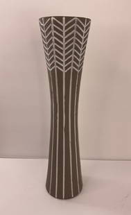 Upsala Ekeby UE Sweden Mid Century Modern Vintage Ceramic Az Vase 12" Tall: Upsala Ekeby UE Sweden Mid Century Modern Vintage Ceramic Az Vase 12" Tall