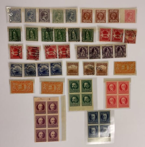 (54) Antique CUBA Used/Unused STAMPS Country Scenes Special Delivery: (54) Antique CUBA Used/Unused STAMPS Country Scenes - Special Delivery.