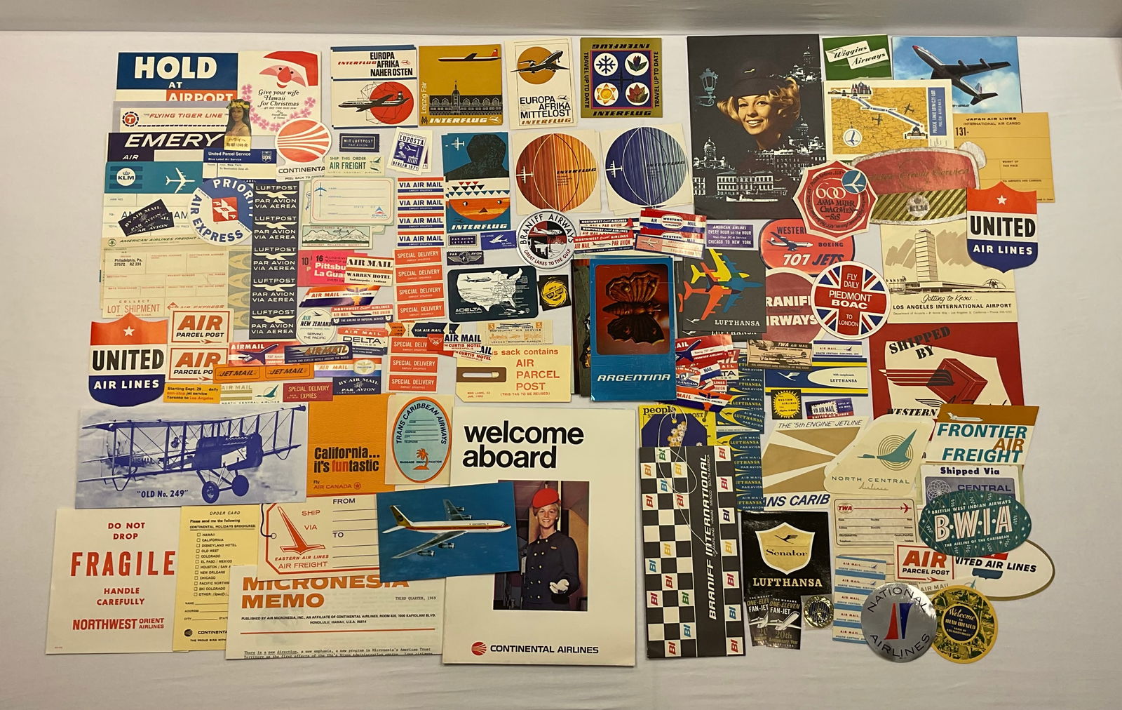 Collection of Aviation AIRLINE Memorabilia (159) total pieces (1 of 11)