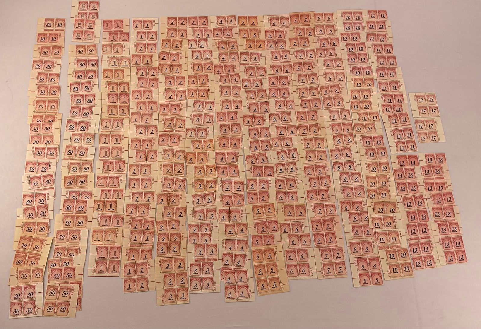 United States POSTAGE DUE (266) Stamps (1 of 10)