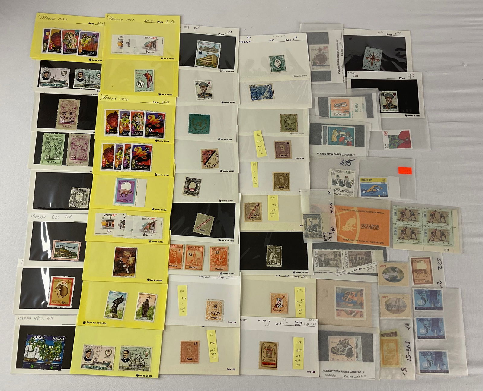 Lot of (50) MACAO CHINA Stamp Packets (1 of 9)