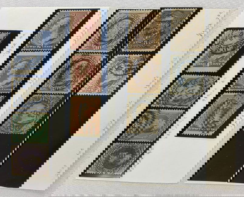 (12) US Scott #205 206 209 210 212 213 218 Stamps (1 of 2)