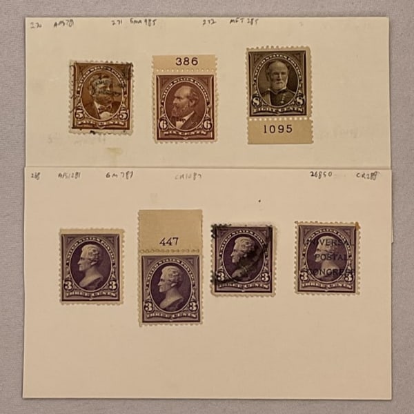 US Scott #268 3c and #270 5c #271 6c #272 8c (1 of 2)