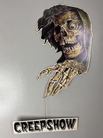 CREEPSHOW (1982) Promotional Hanging Advertising Piece DOUBLE SIDED