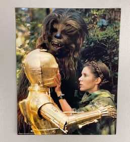 Return of the Jedi LEIA C3PO CHEWBACCA Lobby Card/Poster 1983 - 16" by 20" Lucasfilm