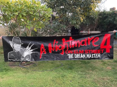 Huge NIGHTMARE ON ELM STREET 4 The Dream Master BANNER OVER 11 FEET LONG Vinyl