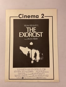 THE EXORCIST Linda Blair Movie Theatre Cinema Locator Poster 14" x 10"