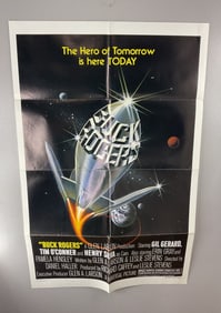 BUCK ROGERS Movie One Sheet Poster GIL GERARD and ERIN GREY