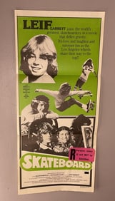 SKATEBOARD Movie Starring Leif Garrett Poster Tony Alva 1978