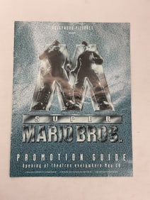 SUPER MARIO BROS Movie Promotion Guide BOB HOSKINS John LEGUIZAMO