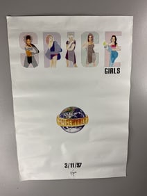 SPICE WORLD Movie Poster 3/11/97 Virgin SPICE GIRLS