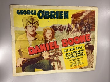 GEORGE O'BRIEN in DANIEL BOONE Movie Poster John Carradine (1936)