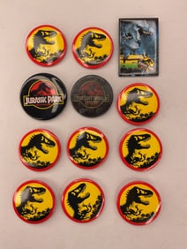 (12) JURASSIC PARK and THE LOST WORLD 3D Pins