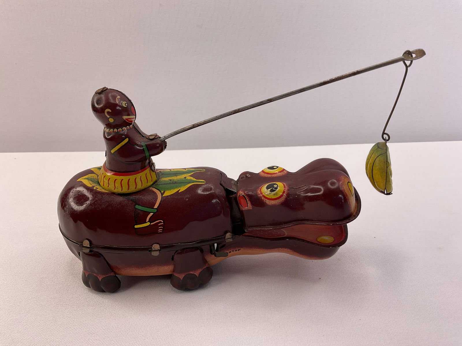 Mechanical HAPPY HIPPO TPS Tin Wind-up JAPAN (1 of 13)