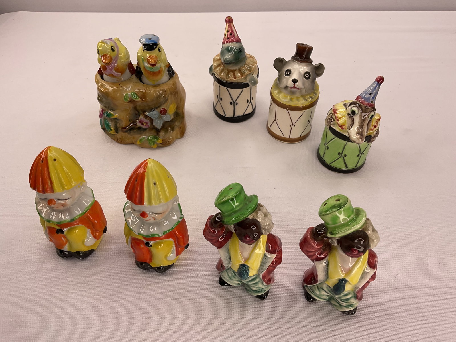 Collection of Vintage Ceramic Salt & Pepper Shakers Duck Nodders Made in Japan (1 of 18)