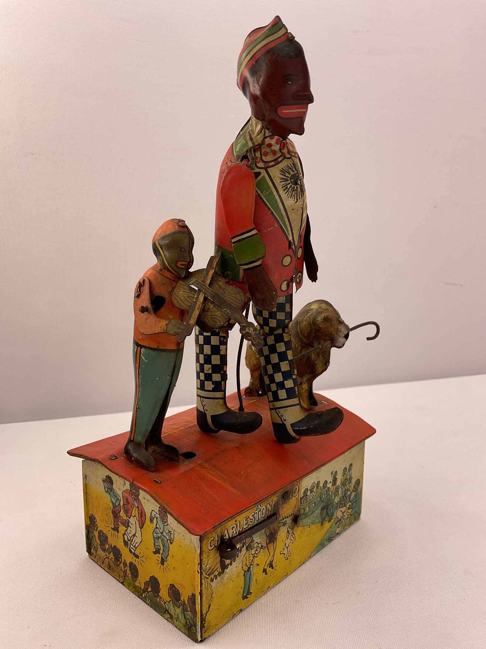 Louis Marx CHARLESTON TRIO Tin Wind-up Dancing Toy (1 of 17)