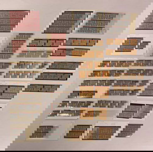 CANAL ZONE Overprint Scott #11 12 13 Singles Blocks UNUSED and USED Lot (1 of 16)