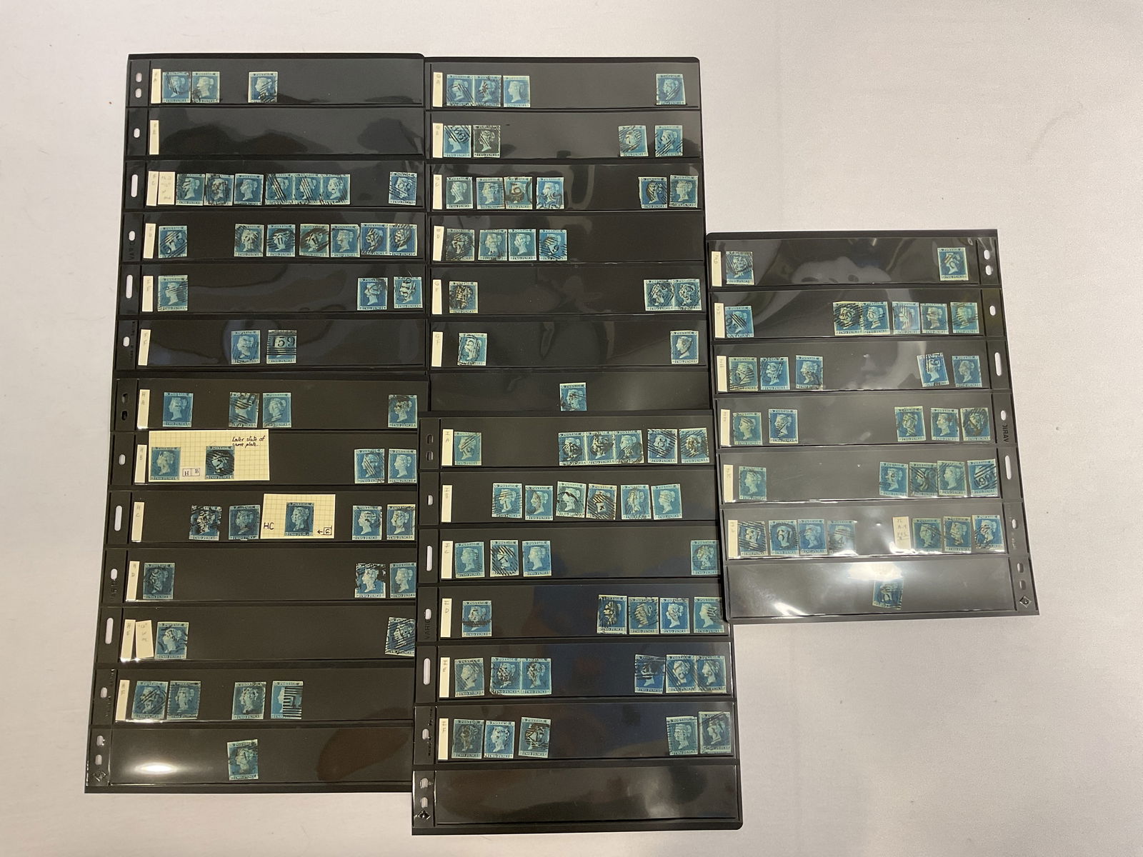 GREAT BRITAIN group of Scott #4 from FA-Fl GA-GK HA-HL IA-IL JA-JL (236) Total Stamps (1 of 12)