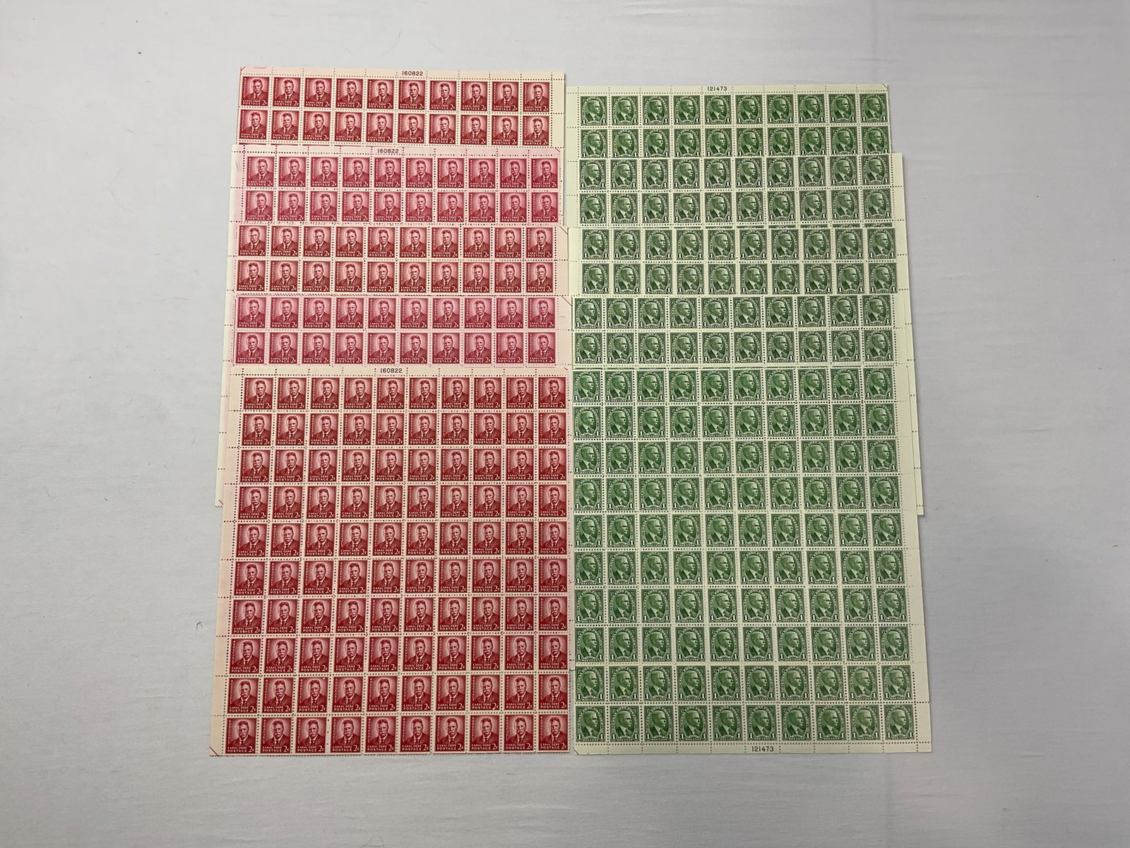 CANAL ZONE Scott #105 and #106 FULL SHEETS of (100) - (5) of #105 (5) of #106: CANAL ZONE (5) sheets of (100) #105 and (5) sheets of (100) #106. We will combine shipping on multiple auction wins.
