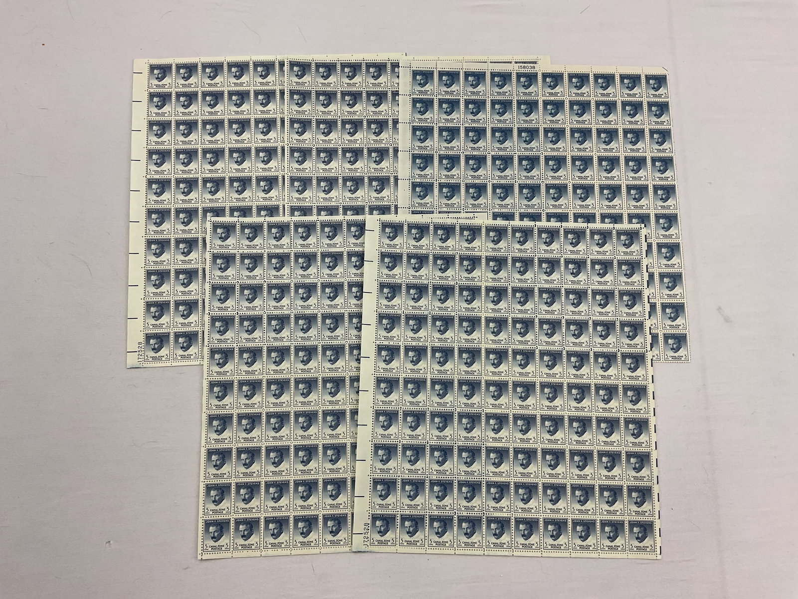 CANAL ZONE Scott #139 FULL SHEETS of (100) - (5) of #139: CANAL ZONE Scott #139 FULL SHEETS of (100) - (3) of #139. We will combine shipping on multiple auction wins.