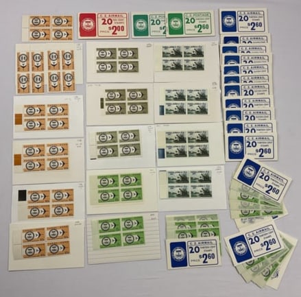 CANAL ZONE Complete Booklet Pane Booklets Grouping of (16) Booklets and Loose Panes (1 of 12)