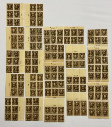 CANAL ZONE Scott #70 6-Blocks: CANAL ZONE Scott #70 6-Blocks and there are (24) Blocks Total