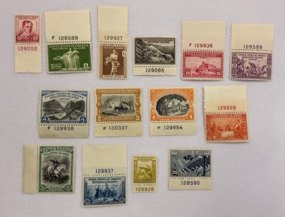 PHILIPPINES Scott #383:396 MINT Plate # Singles (1 of 6)