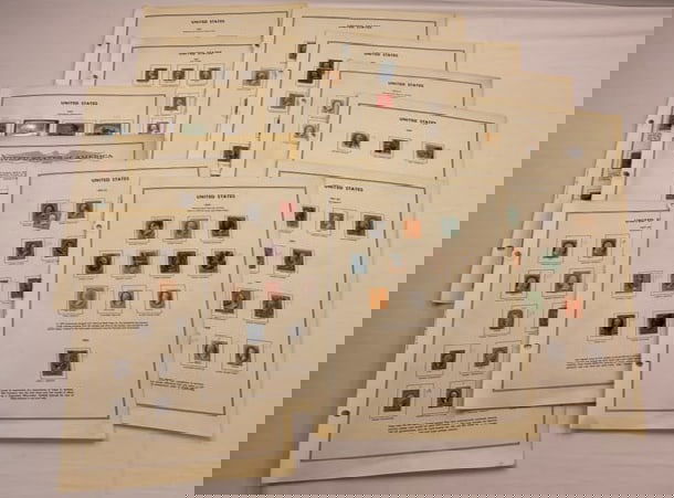 1851-1894 US Stamp Collection Scott #11, 25, 63, 64b, 68, 73, 93, 94, 112, UNUSED 189 and many more (1 of 9)