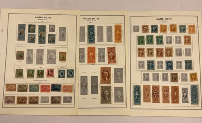 United States Revenue Stamps 1862-1898 Collection (1 of 4)