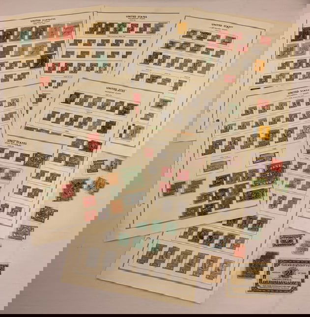 UNITED STATES Documentary Proprietary Future Delivery and Stock Transfer Stamps 1871-1954 (1 of 9)