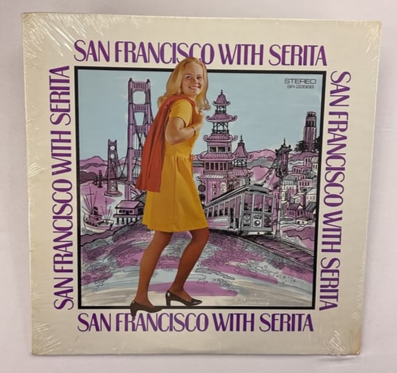 SEALED Serita and Ted Borgeas SAN FRANCISCO WITH SERITA Vinyl LP Seal Records SR-22868: SEALED Serita and Ted Borgeas SAN FRANCISCO WITH SERTA Vinyl LP Seal Records SR-22868