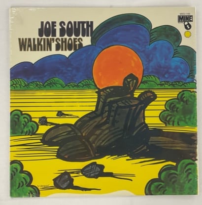 SEALED DJ COPY Joe South WALKIN' SHOES Vinyl LP Mine Records MSG-1100: SEALED DJ COPY of Joe South WALKIN' SHOES by Mine Records. Has an oval Orange sticker on back of album "DJ NOT FOR SALE". States on back that this album was formally released as "The Joe South Story"