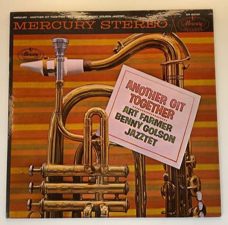 PROMOTIONAL COPY Art Farmer Benny Golson Jaszztet ANOTHER GIT TOGETHER Vinyl LP SR 60737: PROMOTIONAL COPY Art Farmer Benny Golson Jazztet ANOTHER GIT TOGETHER Vinyl LP Mercury Records SR 60737. Stamped on the back of the jacket/cover PROMOTIONAL COPY NOT FOR SALE. The matrix number is: Si