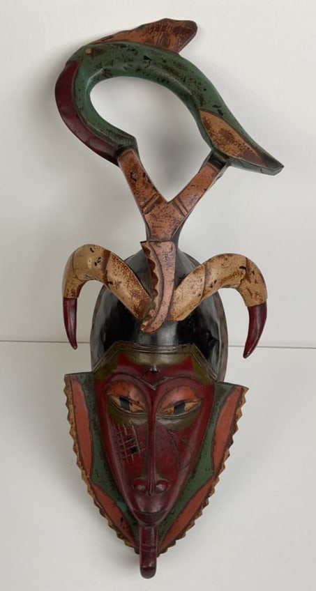 African Tribal Mask of Unknown Origin (1 of 10)