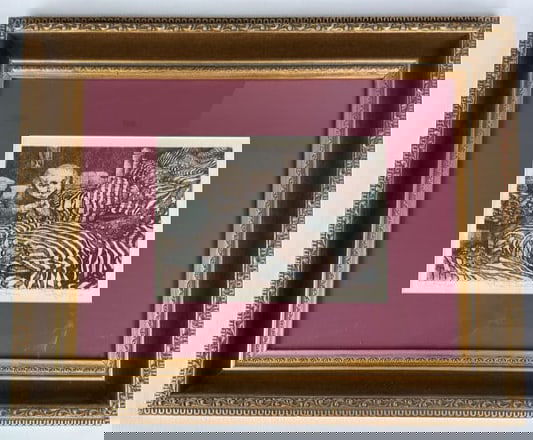 CHARLES BRAGG (1931-2107) Signed "The Flag Factory" ARTIST PROOF FRAMED - Listed Artist: A framed signed lithograph by listed artist Charles Bragg (1931-2017) titled The Flag Factory. Great patriotic lithograph. Framed measurements: 16.75" Tall, 20.75" Wide, and 1.5" Deep. The image measu