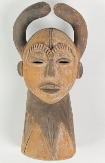 African Tribal Mask of Unknown Origin: African Tribal Mask of Unknown Origin