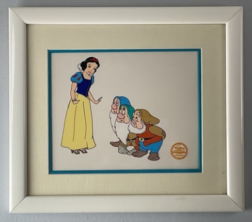 Vintage "Snow White" Framed Limited Edition Serigraph (1 of 13)